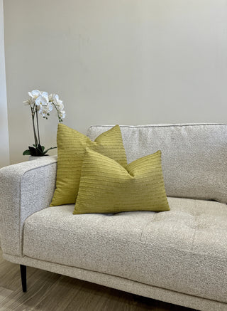 lime green couch