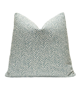 Sage Chevron Throw Pillow