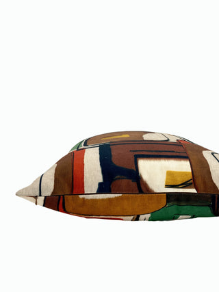 mid century orange green zipper