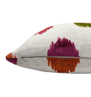 Vibrant Canyon Velvet Throw Pillow