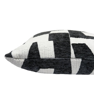 Graphite Hierographic Throw Pillow