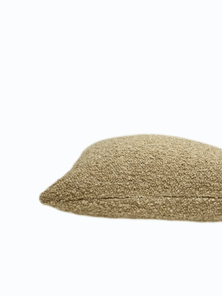 tan boucle zipper