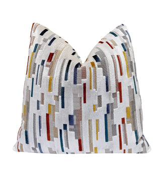 Clay Skyline Velvet Throw Pillow