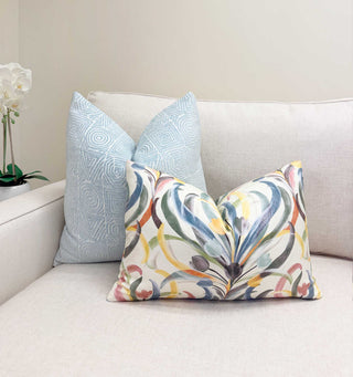 Garden Symmetry Throw Pillow