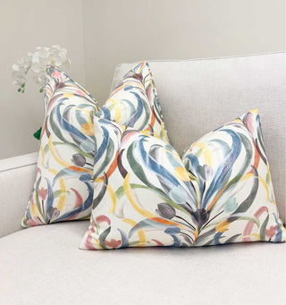 Garden Symmetry Throw Pillow