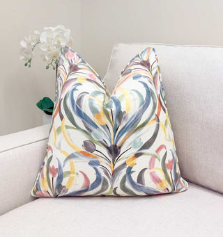 Garden Symmetry Throw Pillow