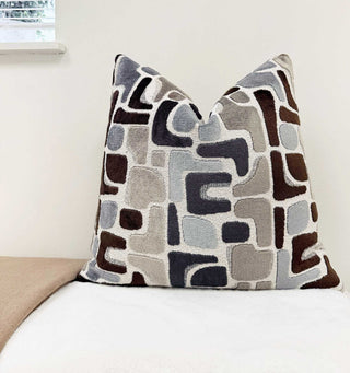 Stone Aussie Velvet Throw Pillow