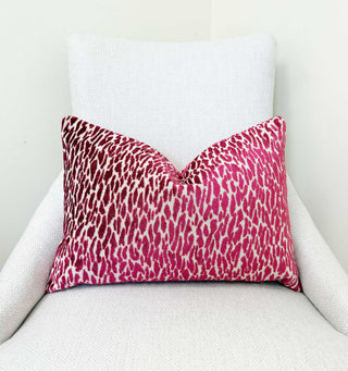 Mulberry Pixie Velvet Throw Pillow