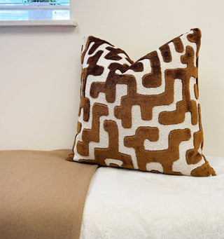 Cognac Juno Throw Pillow