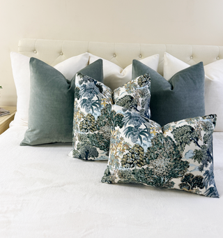 Verdant Botanical Throw Pillow