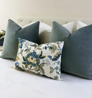 Heirloom Floral Throw Pillow
