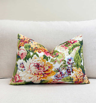 Pink Victoria Velvet Throw Pillow