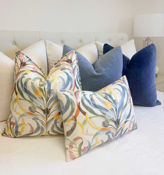 Garden Symmetry Throw Pillow