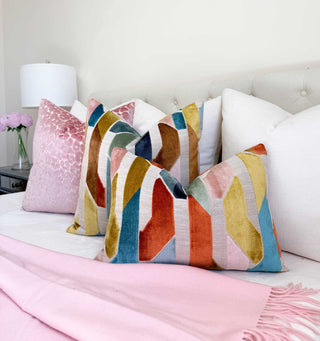 Jewel Muse Velvet Throw Pillow