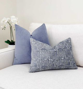 Gray Aztec Chenille Throw Pillow