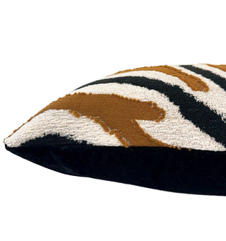 Cognac Tiger Throw Pillow
