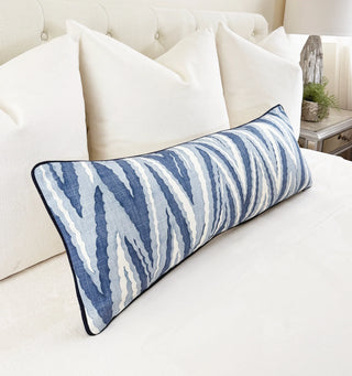 Thibaut Blue Highland Peak Throw Pillow Cover