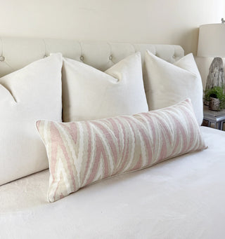 Thibaut Blush Highland Peak Throw Pillow Cover