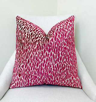 Mulberry Pixie Velvet Throw Pillow