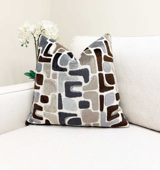 Stone Aussie Velvet Throw Pillow