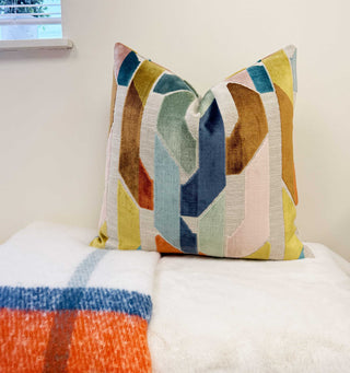 Jewel Muse Velvet Throw Pillow