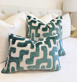 Dusty Teal Juno Throw Pillow