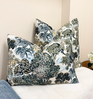 Verdant Botanical Throw Pillow