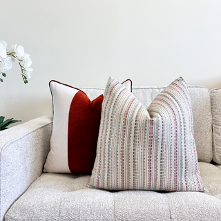 Sahara Striped Woven Throw Pillow