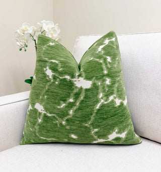 Moss Isle Velvet Throw Pillow