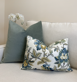 Heirloom Floral Throw Pillow