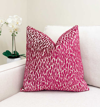 Mulberry Pixie Velvet Throw Pillow