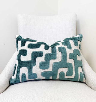 Dusty Teal Juno Throw Pillow