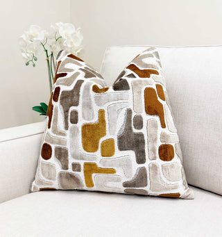 Amber Aussie Velvet Throw Pillow