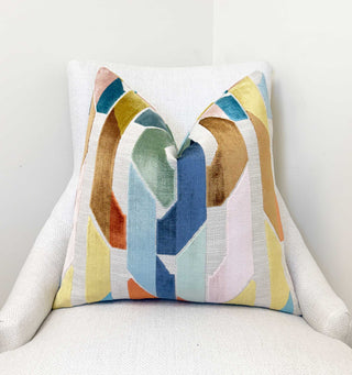 Jewel Muse Velvet Throw Pillow