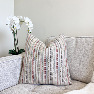 Sahara Striped Woven Throw Pillow