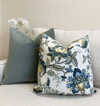 Heirloom Floral Throw Pillow