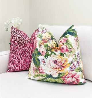 Mulberry Pixie Velvet Throw Pillow