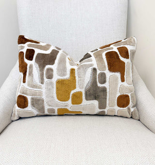 Amber Aussie Velvet Throw Pillow