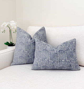 Gray Aztec Chenille Throw Pillow