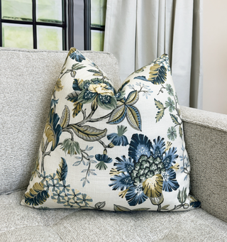 Heirloom Floral Throw Pillow
