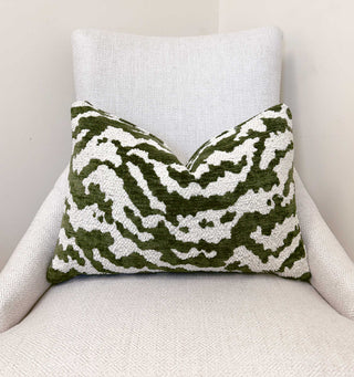 Fern Cloud Chenille Throw Pillow