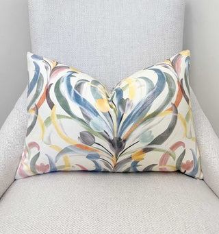 Garden Symmetry Throw Pillow