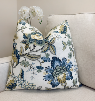 Heirloom Floral Throw Pillow