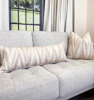 Thibaut Blush Highland Peak Throw Pillow Cover