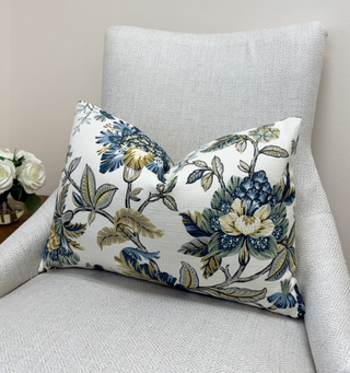 Heirloom Floral Throw Pillow