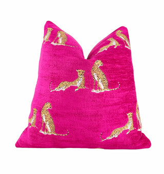 Fuschia throw pillow clearance