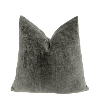 Dark grey velvet throw pillows hotsell