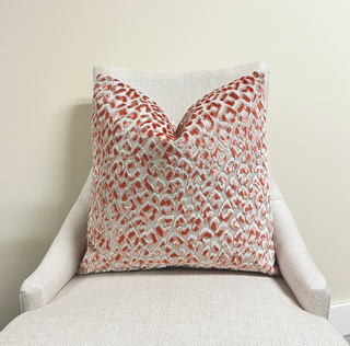 Raspberry Blush Leopard Print Velvet Throw Pillow