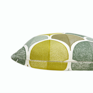 Green Multi Crest Throw Pillow