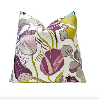 Lotus Jade Throw Pillow